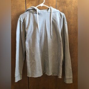 Gray Peace Love World Hoodie